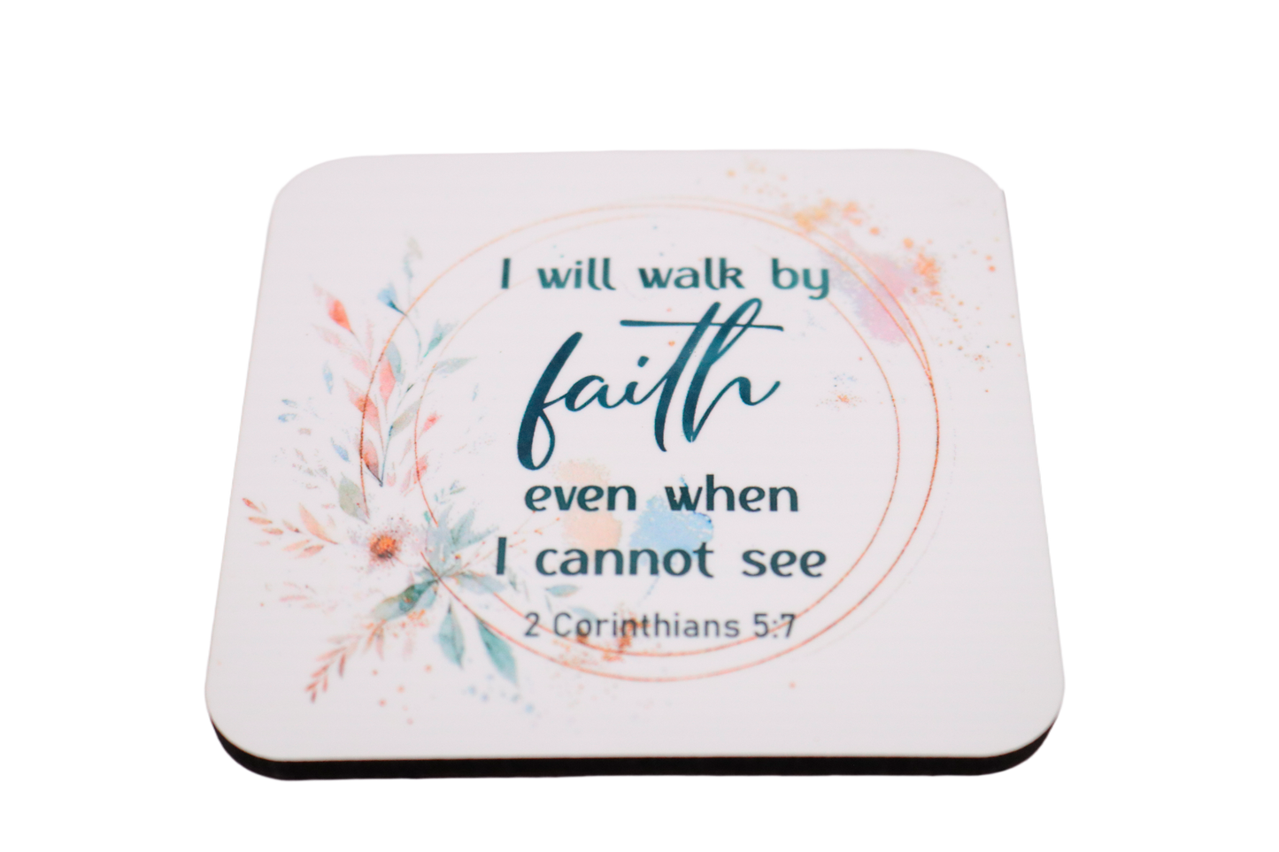I Will Walk By Faith  Mug & Coaster Set