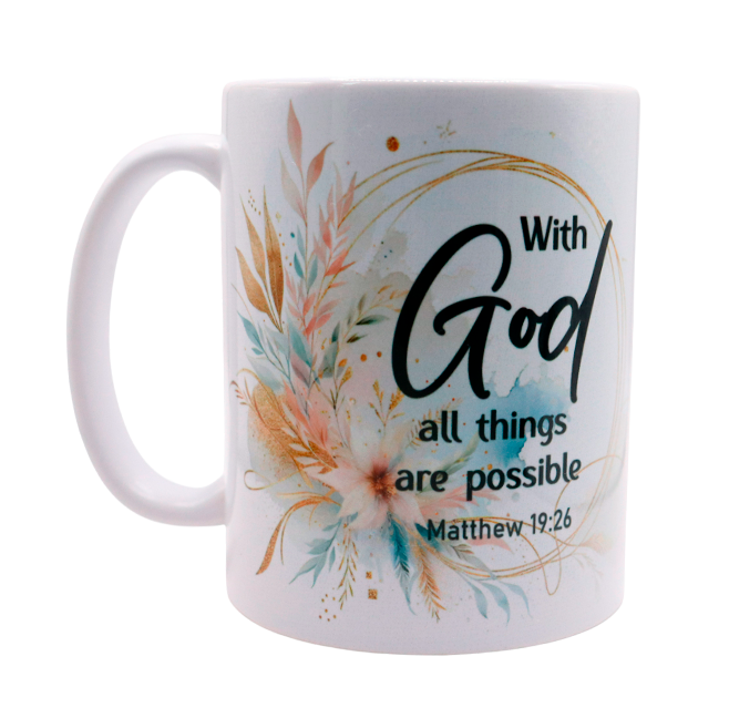 With God All Things Are Possible Mug